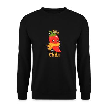 Chili Wortwitz - Unisex Pullover - Schwarz - Vorne - Alina (178cm) & Michal (187cm)