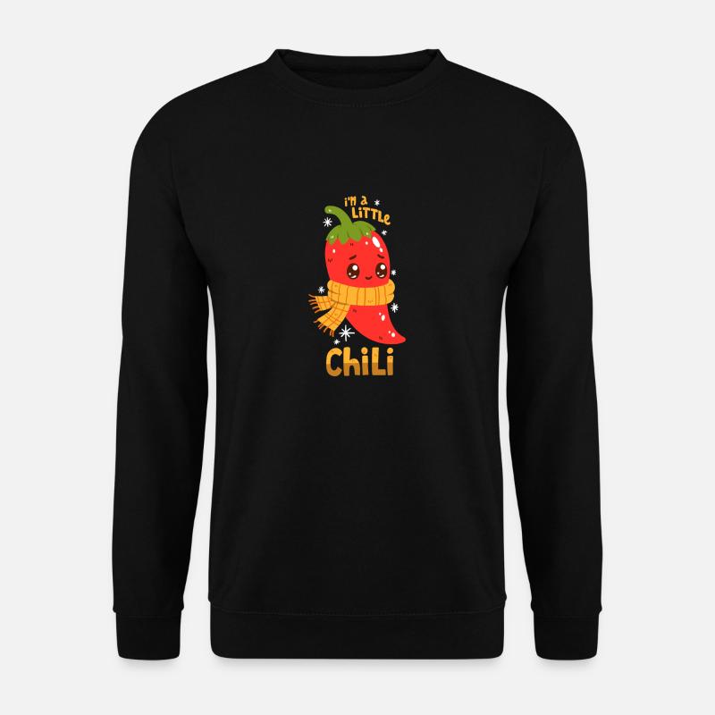 Chili Wortwitz - Unisex Pullover - Schwarz