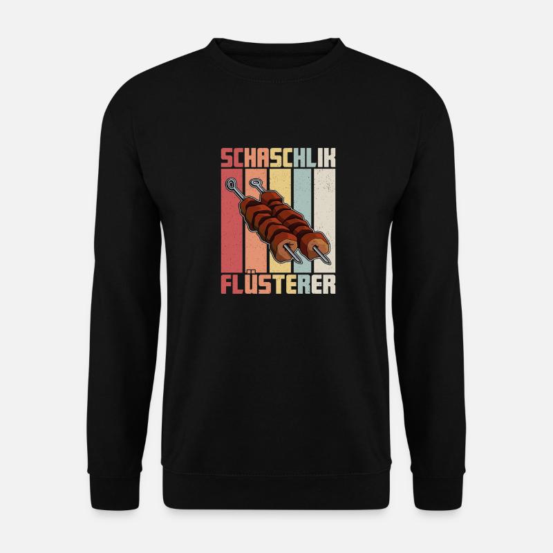 Shashlik Whisperer Retro Russia Meat - Unisex Sweatshirt - black
