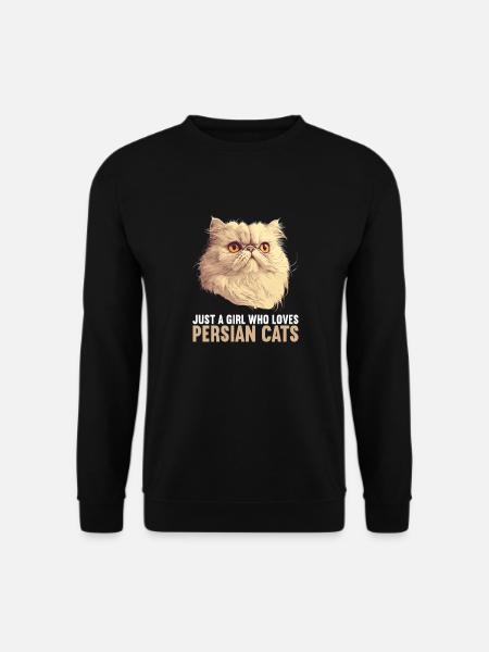 Persian Cat Perserkatze - Unisex Pullover - Schwarz