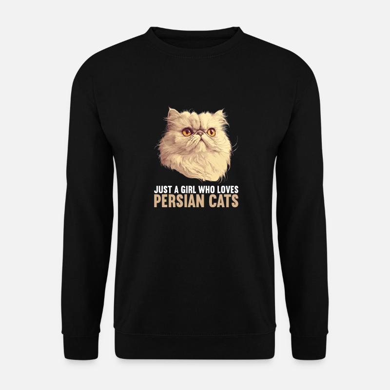 Persian Cat Perserkatze - Unisex Pullover - Schwarz