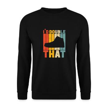 Sneakerhead Sneaker Collector - Unisex Sweatshirt - black - Front - Alina (178cm) & Michal (187cm)