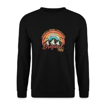 May 2020 May Anniversary 2020 May Original - Unisex Sweatshirt - black - Front - Alina (178cm) & Michal (187cm)