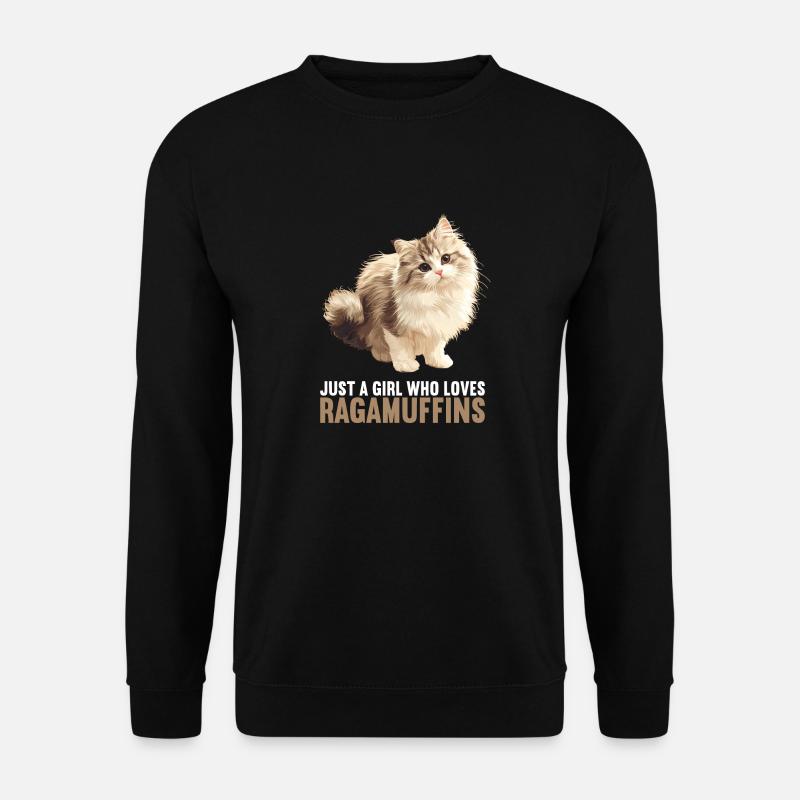 Ragamuffin Chaton Ragamuffin Chat - Sweat-shirt Unisexe - noir