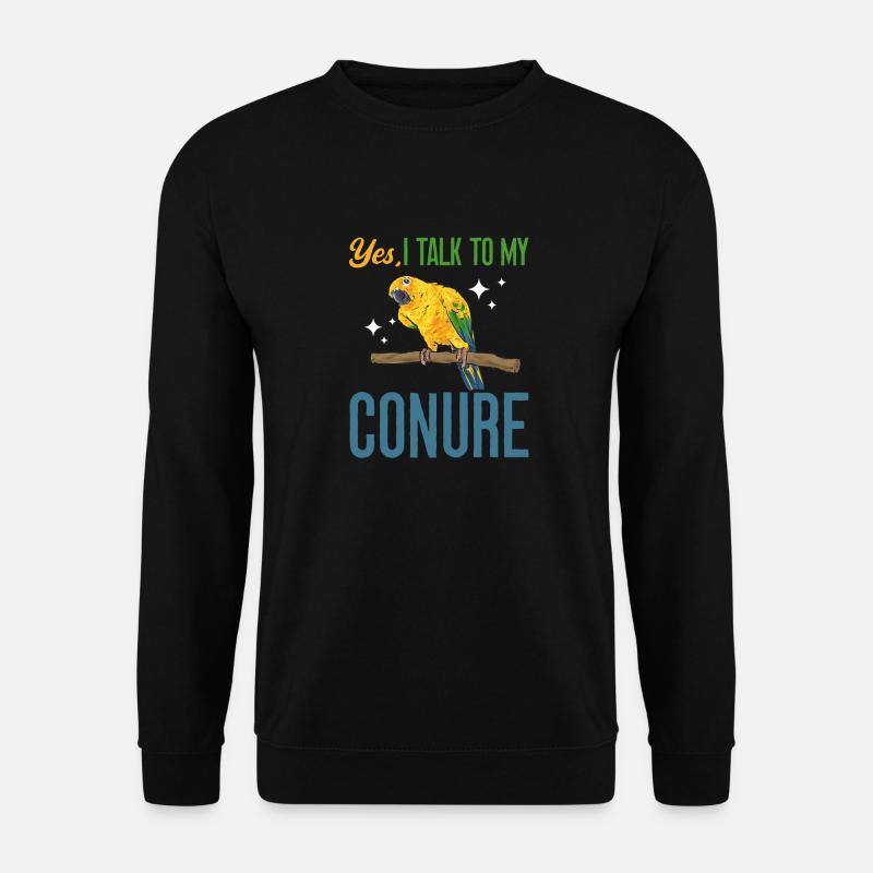 Parakeet Parrot Parakeet Bird - Unisex Sweatshirt - black