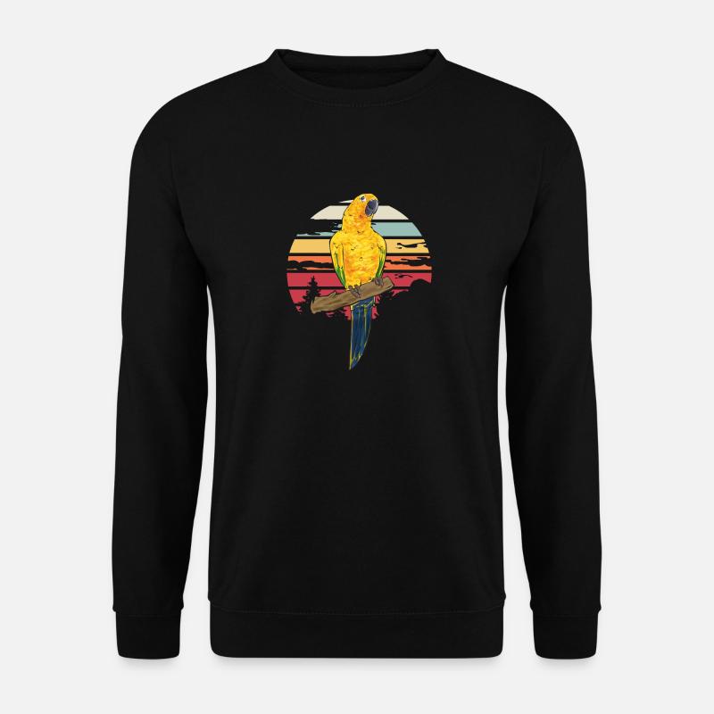 Parakeet Parrot Parakeet Bird - Unisex Sweatshirt - black