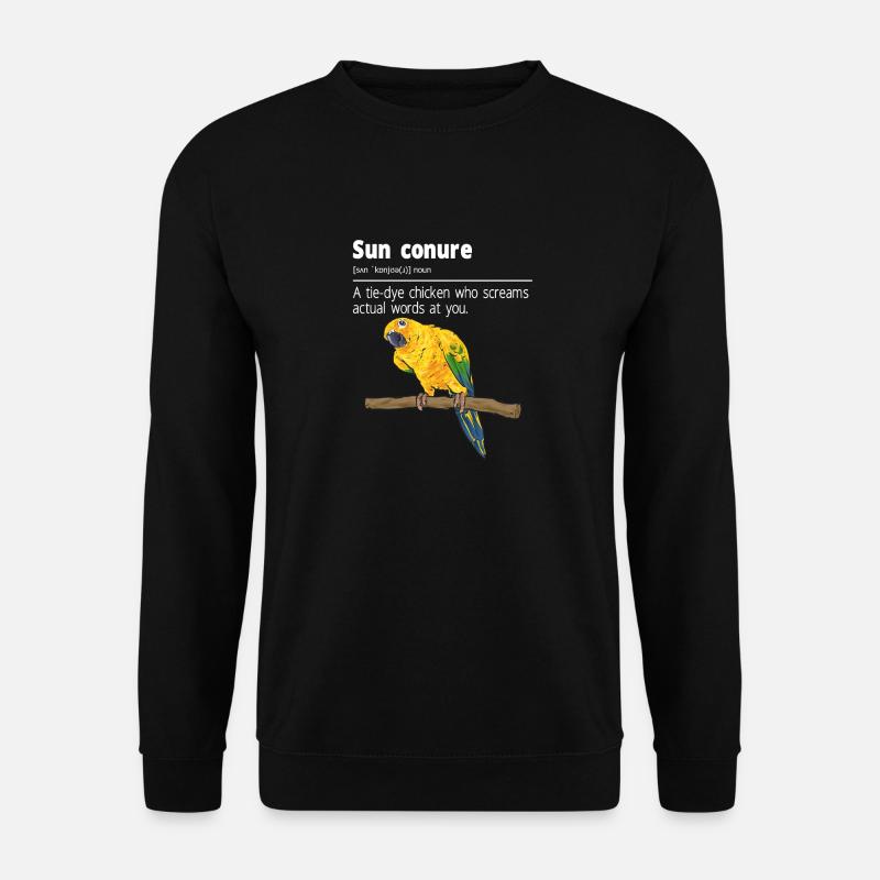Parakeet Parrot Parakeet Bird - Unisex Sweatshirt - black