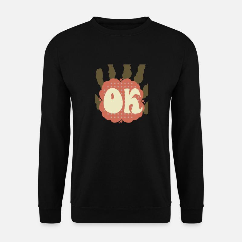Ok - Unisex Pullover - Schwarz