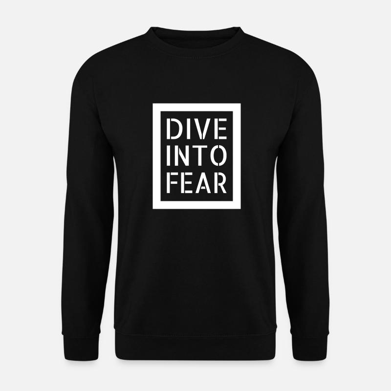 Embracing Courage Courage Mindset - Unisex Sweatshirt - black