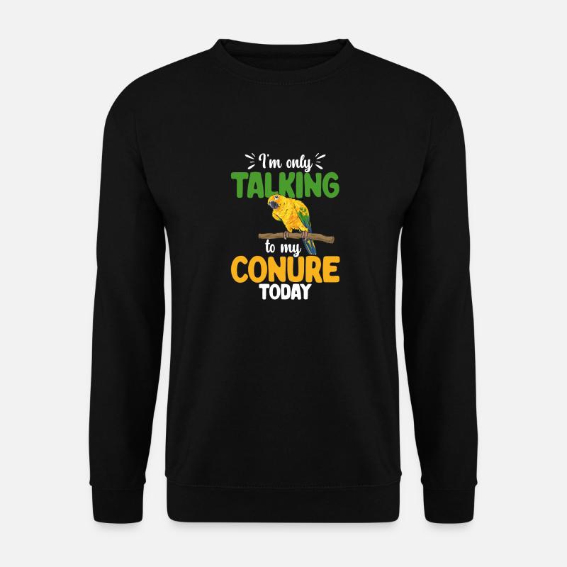 Parakeet Parrot Parakeet Bird - Unisex Sweatshirt - black