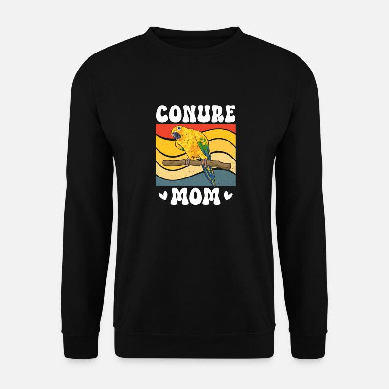 Perruche Perroquet Perruche Oiseau - Sweat-shirt Unisexe - noir