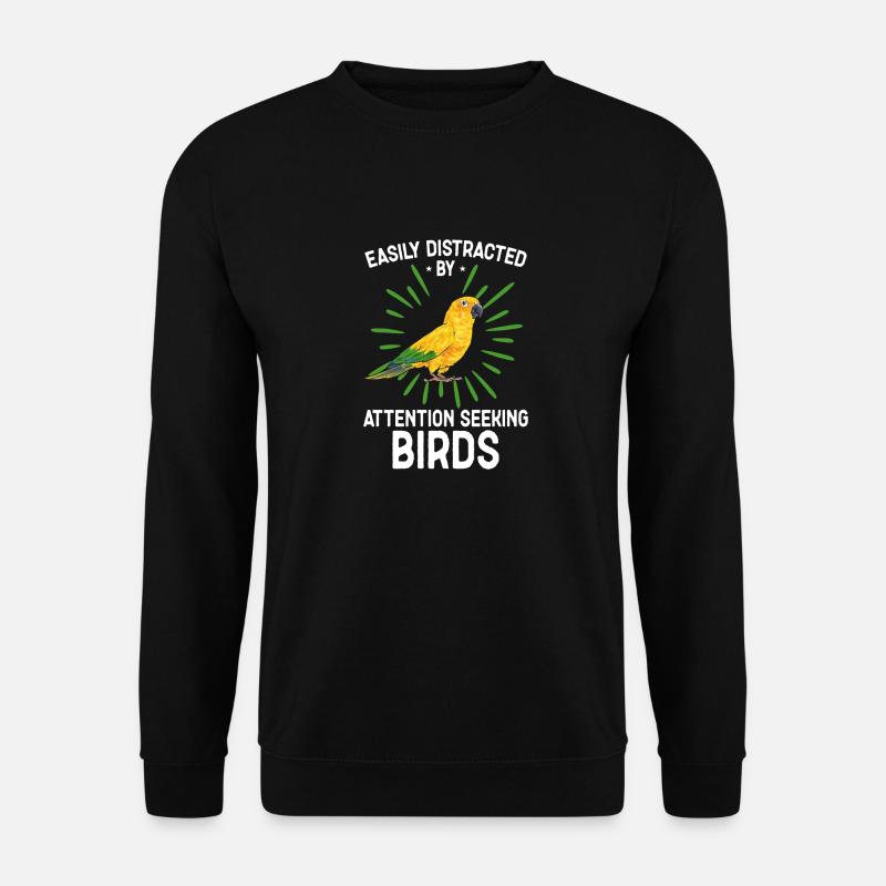 Parakeet Parrot Parakeet Bird - Unisex Sweatshirt - black
