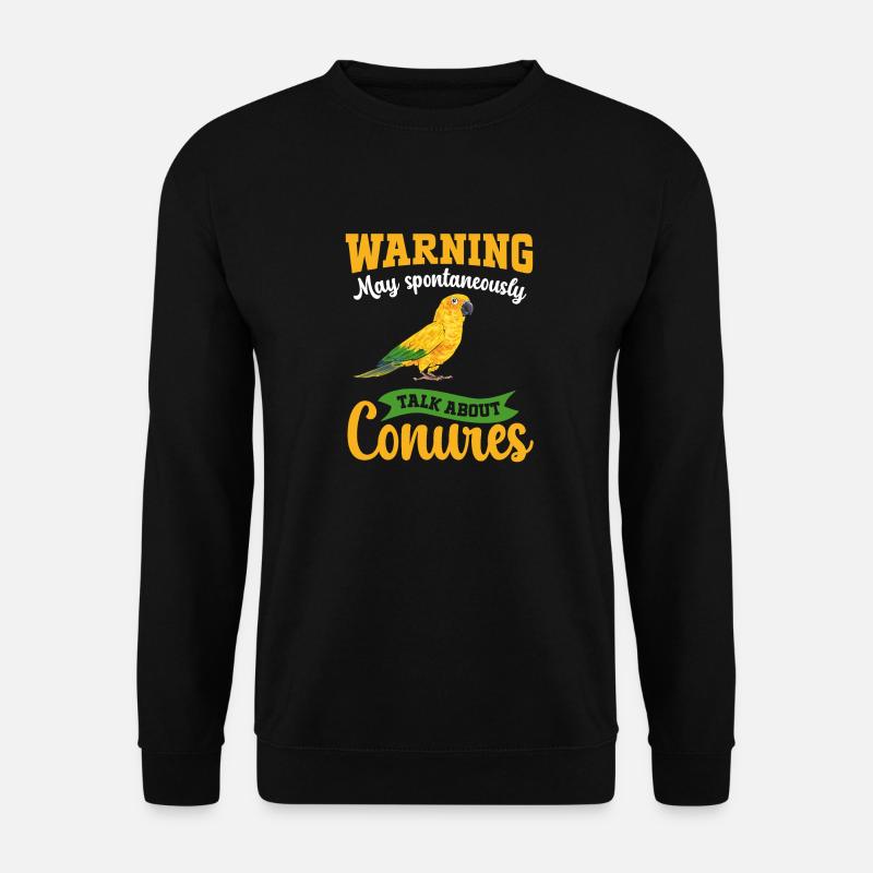 Parakeet Parrot Parakeet Bird - Unisex Sweatshirt - black