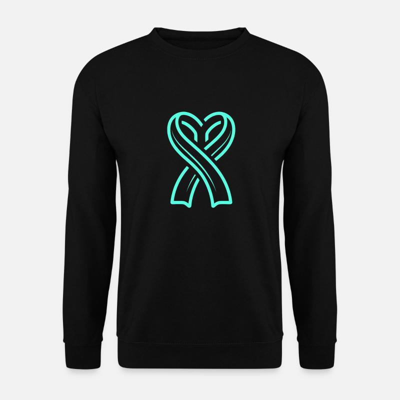 Aufklärung über Gebärmutterhalskrebs - Unisex Pullover - Schwarz