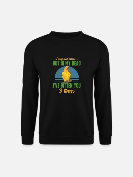 Parakeet Parrot Parakeet Bird - Unisex Sweatshirt - black
