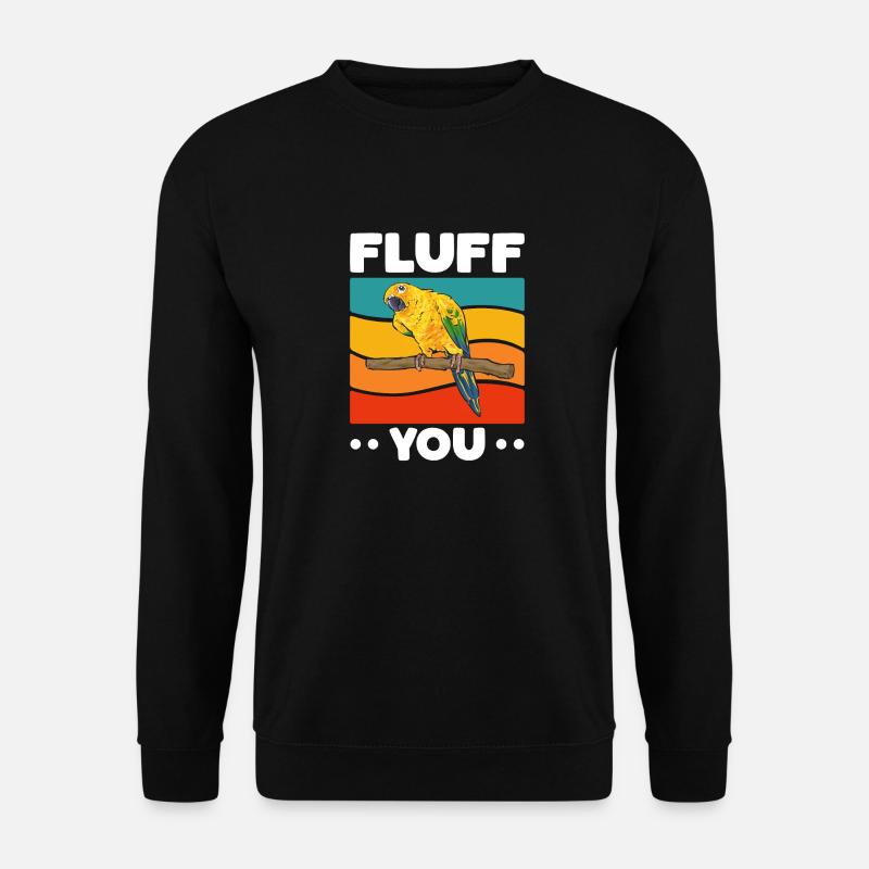 Parakeet Parrot Parakeet Bird - Unisex Sweatshirt - black