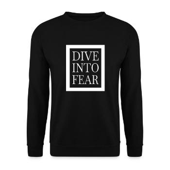 extreme sports bungee jumping community - Unisex Pullover - Schwarz - Vorne - Alina (178cm) & Michal (187cm)