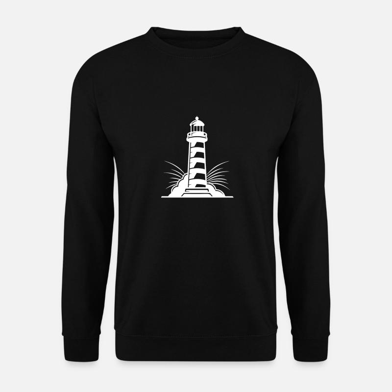 Lighthouse Silhouette - Unisex Sweatshirt - black
