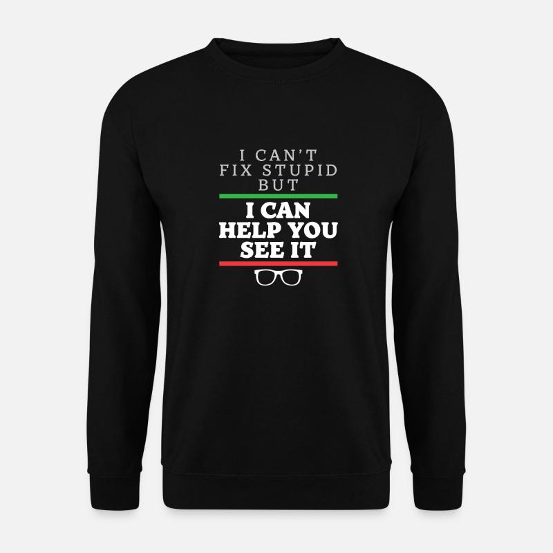 Optometrist Optometry Ophthalmologist Funny - Unisex Sweatshirt - black