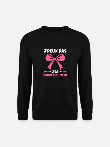 Sensibilisation cancer du sein - Sweat-shirt Unisexe - noir