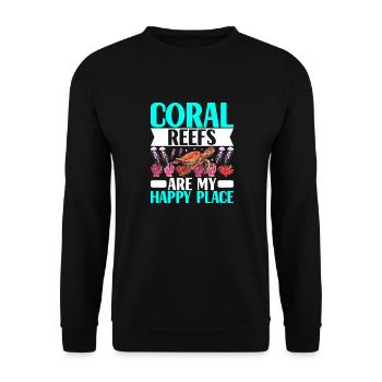 Meeresbiologie Meeresbiologe - Unisex Pullover - Schwarz - Vorne - Alina (178cm) & Michal (187cm)