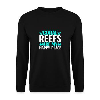 Marine Biology Marine Biologist - Unisex Sweatshirt - black - Front - Alina (178cm) & Michal (187cm)