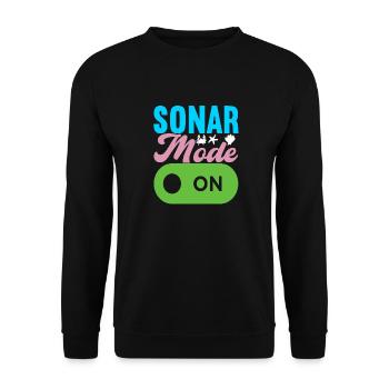 Marine Biology Marine Biologist - Unisex Sweatshirt - black - Front - Alina (178cm) & Michal (187cm)