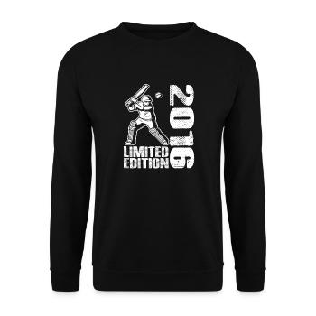 Limited Edition 2016 Limited Edition Cricket - Unisex Pullover - Schwarz - Vorne - Alina (178cm) & Michal (187cm)