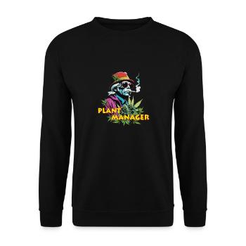 KifferOldMan - Unisex Pullover - Schwarz - Vorne - Alina (178cm) & Michal (187cm)