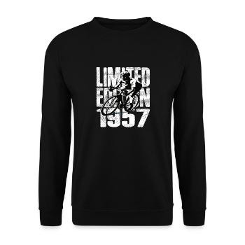 Édition limitée 1957 édition limitée anniversaire - Sweat-shirt Unisexe - noir - Devant - Alina (178cm) & Michal (187cm)