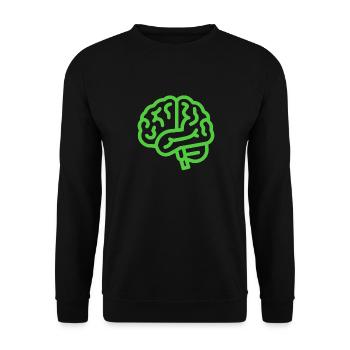 sensibilisation santé mentale - Sweat-shirt Unisexe - noir - Devant - Alina (178cm) & Michal (187cm)