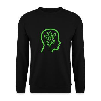 sensibilisation santé mentale - Sweat-shirt Unisexe - noir - Devant - Alina (178cm) & Michal (187cm)