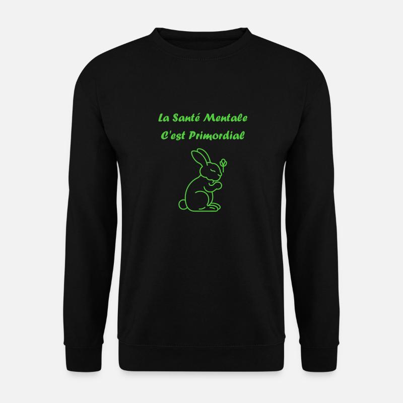 sensibilisation santé mentale - Sweat-shirt Unisexe - noir