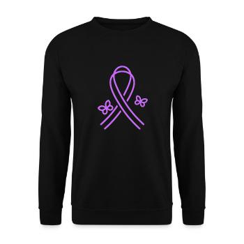 Sensibilisation à la maladie d’Alzheimer - Sweat-shirt Unisexe - noir - Devant - Alina (178cm) & Michal (187cm)