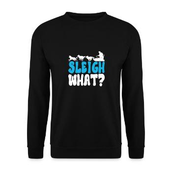 Traîneau Chiens de traîneau - Sweat-shirt Unisexe - noir - Devant - Alina (178cm) & Michal (187cm)
