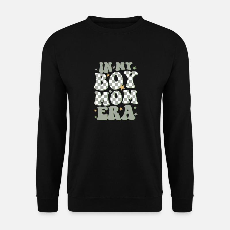 In My Boy Mom Era - Unisex Pullover - Schwarz