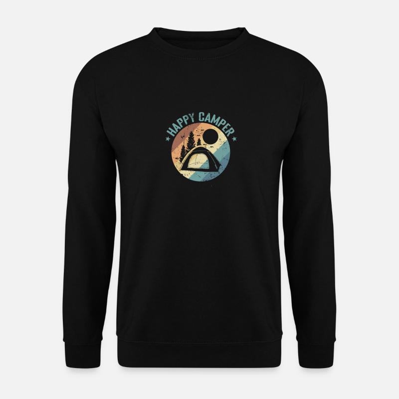 Joyeuses vacances de camping-car liberté - Sweat-shirt Unisexe - noir
