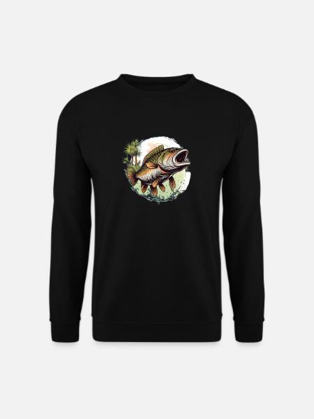 Barsch-Fisch - Unisex Pullover - Schwarz