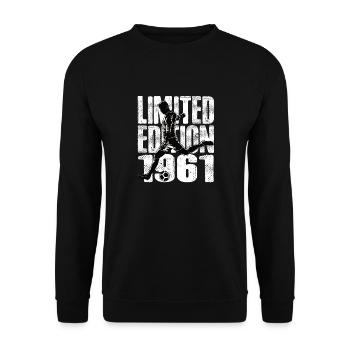 Édition limitée 1961 Édition limitée Football - Sweat-shirt Unisexe - noir - Devant - Alina (178cm) & Michal (187cm)