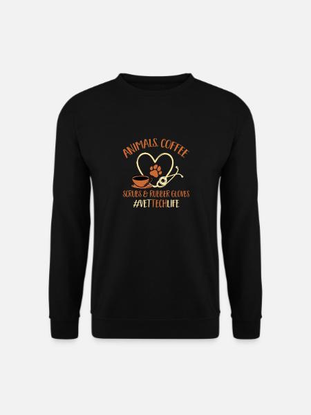 Vet Tech Veterinärmedizin Veterinärtechniker - Unisex Pullover - Schwarz