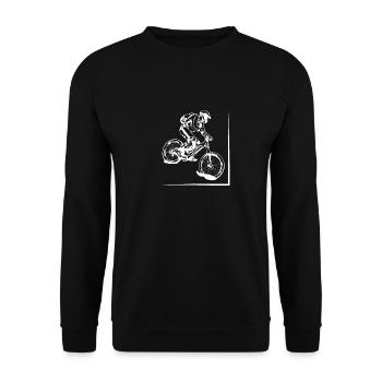 Cyclisme tout-terrain - Sweat-shirt Unisexe - noir - Devant - Alina (178cm) & Michal (187cm)