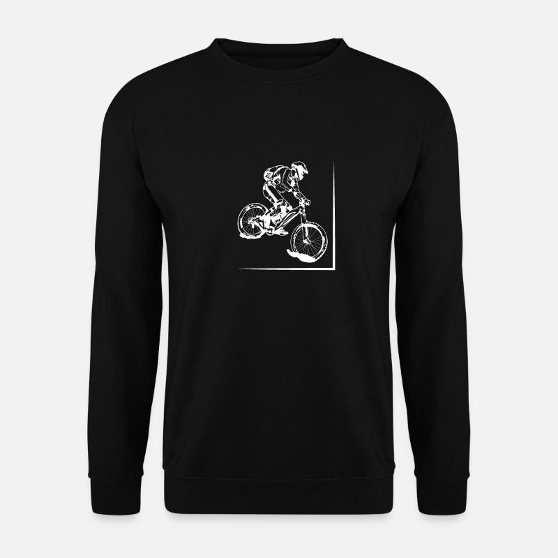 Offroad Fahrrad fahren - Unisex Pullover - Schwarz
