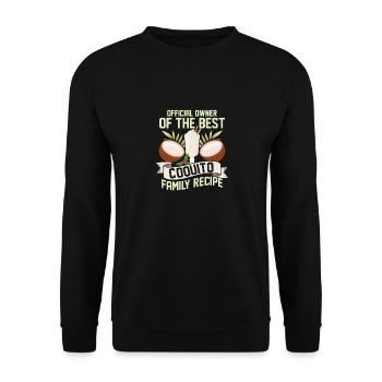 Best Coquito Family Recipe Puerto Rican Coconut Ru - Unisex Sweatshirt - black - Front - Alina (178cm) & Michal (187cm)