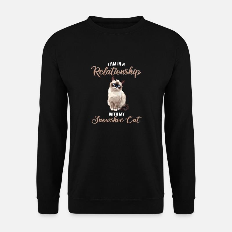 Snowshoe Kitten Snowshoe Cat - Unisex Sweatshirt - black