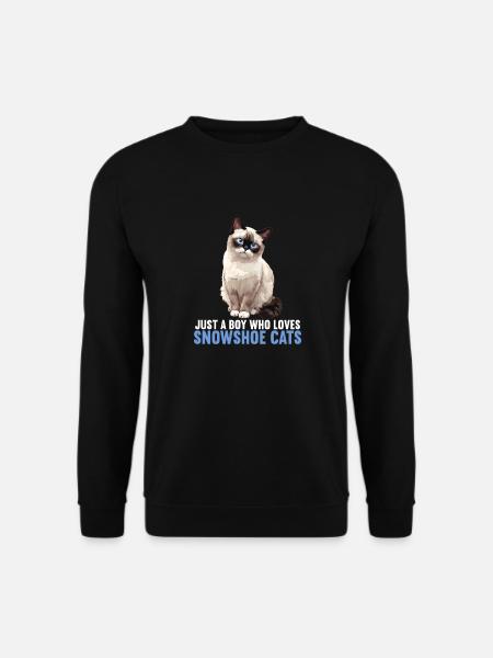 Snowshoe Kitten Snowshoe Cat - Unisex Sweatshirt - black