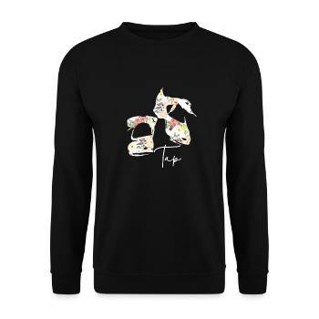 Tap Dance Teacher Tap Dancer Tap Dance - Unisex Sweatshirt - black - Front - Alina (178cm) & Michal (187cm)