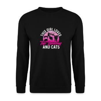 Tap Dance Teacher Tap Dancer Tap Dance - Unisex Sweatshirt - black - Front - Alina (178cm) & Michal (187cm)