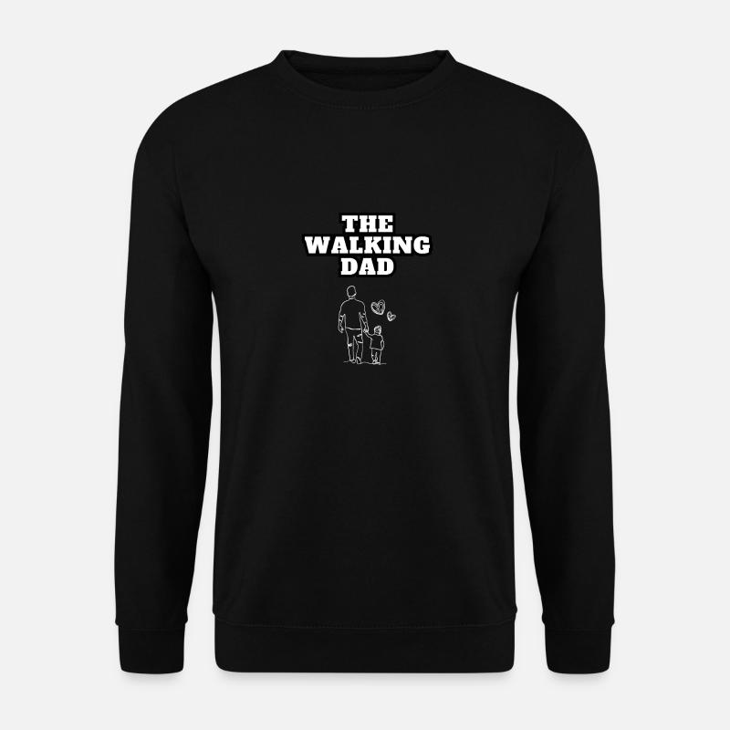 The Walking Dad Daughter White - Unisex Sweatshirt - black