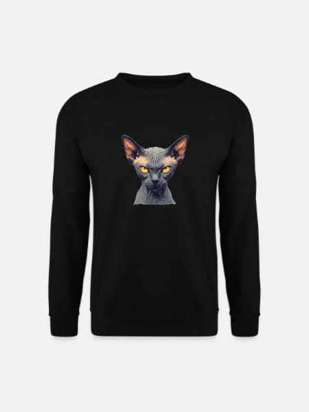 Sphynx Kitten Sphynx Cat - Unisex Sweatshirt - black