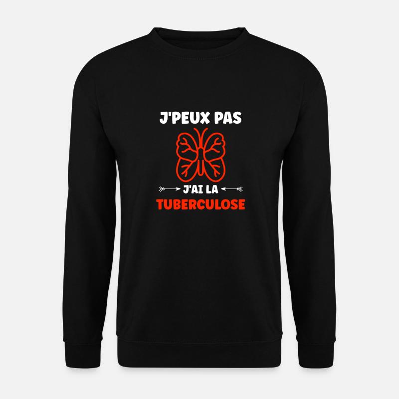 Sensibilisation à la tuberculose - Sweat-shirt Unisexe - noir